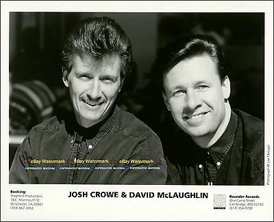 Josh Crowe & David Mclaughlin - 1993 Rounder Records 8x10 Publicity Photo!