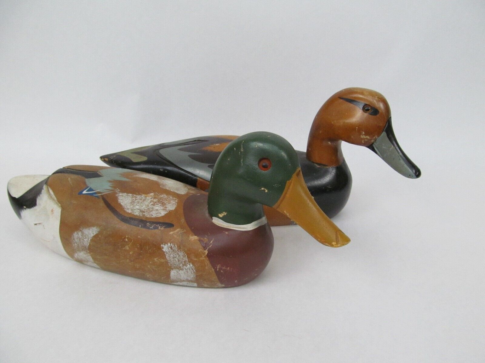 2 Wood Duck Decoys Mallard Drake And Other